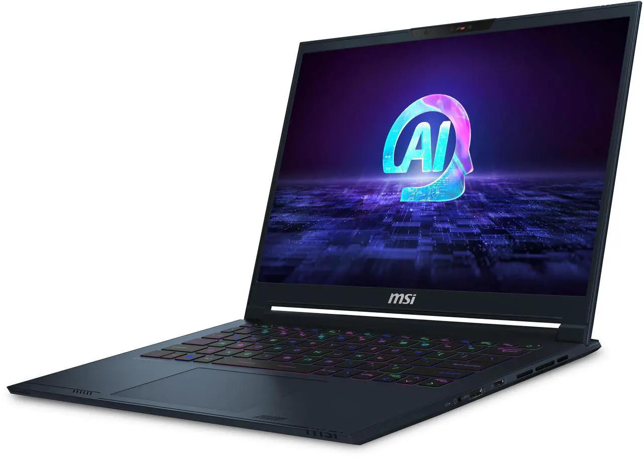 MSI Stealth 14 AI 14" FHD+ 165Hz NVIDIA GeForce RTX 4050 Intel® Core™ Ultra7-155H 16GBDR5 1TB NVMe SSD Win 11PRO Ultra Thin and Light Gaming Laptop(A1VEG-090US) - Image 6
