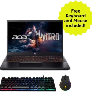 Acer Nitro V15 Gaming Laptop - Intel Core i7-13620H - Nvidia GeForce RTX 5050 GPU - 16GB RAM - 512GB SSD - 15.6" 165Hz IPS Display - Windows 11 Home (ANV15-52-778V)