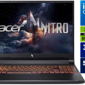 Acer Nitro V ANV16-72-73C7, 16.0" WUXGA (1920 x 1200) IPS 180Hz Display, Intel Core 7 processor 240H, NVIDIA GeForce RTX 5060 Laptop GPU (MGP 85W), 32GB DDR5, 512GB PCIe Gen 4 S (ANV16-72-73C7)